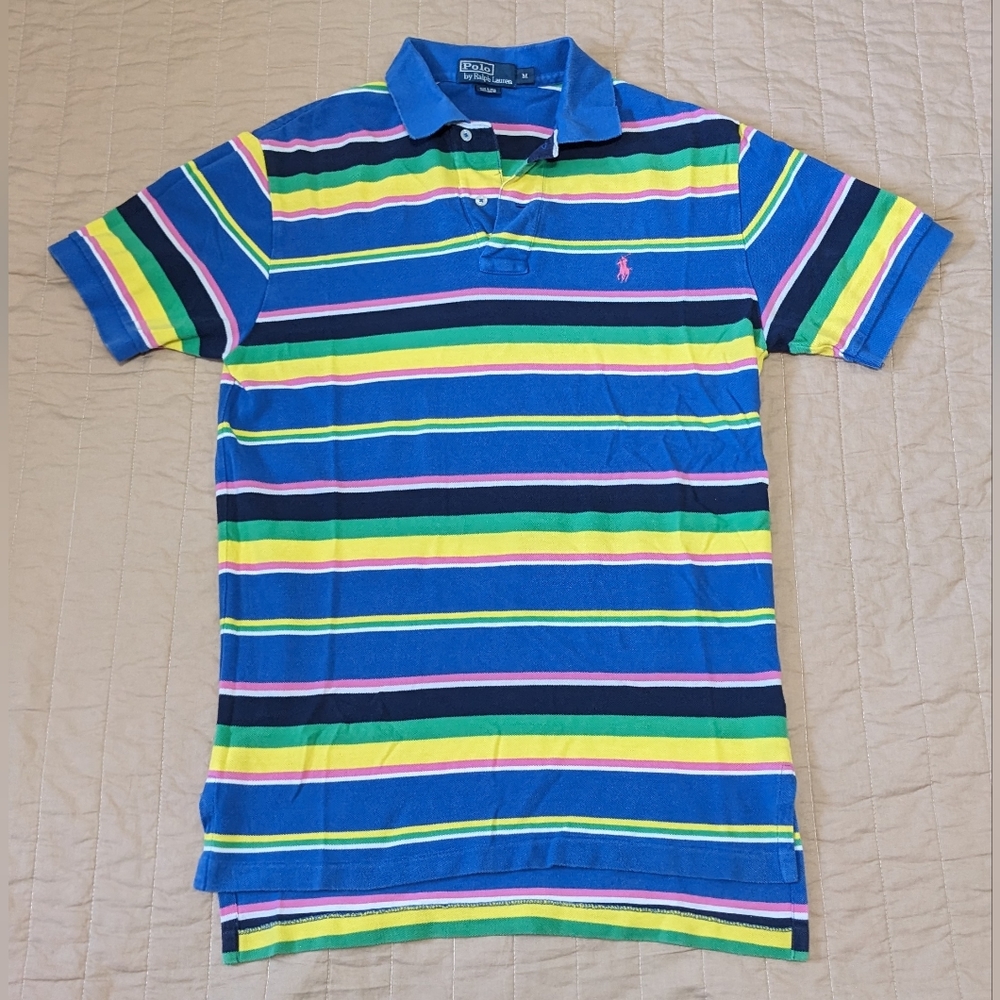 Multicolor Striped Ralph Lauren Polo Shirt